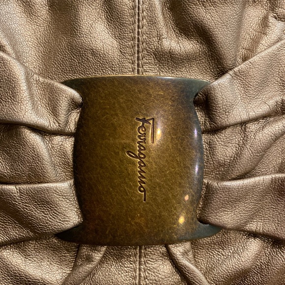 Salvatore Ferragamo Gold Tote Bag - Picture 2 of 7